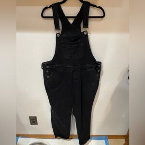 Torrid black jean overalls, size 20R